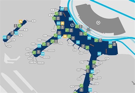 Toronto Airport Map Terminal 3 & 1 .